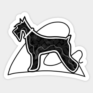 Schnauzer Dog Sticker